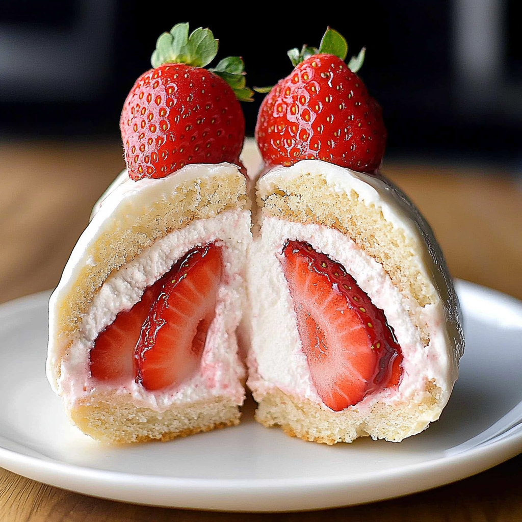 Recipe preparation for Strawberry Sando