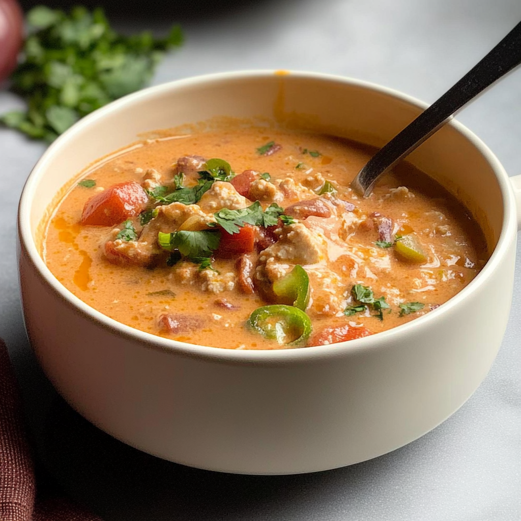 Recipe preparation for Keto Taco Soup