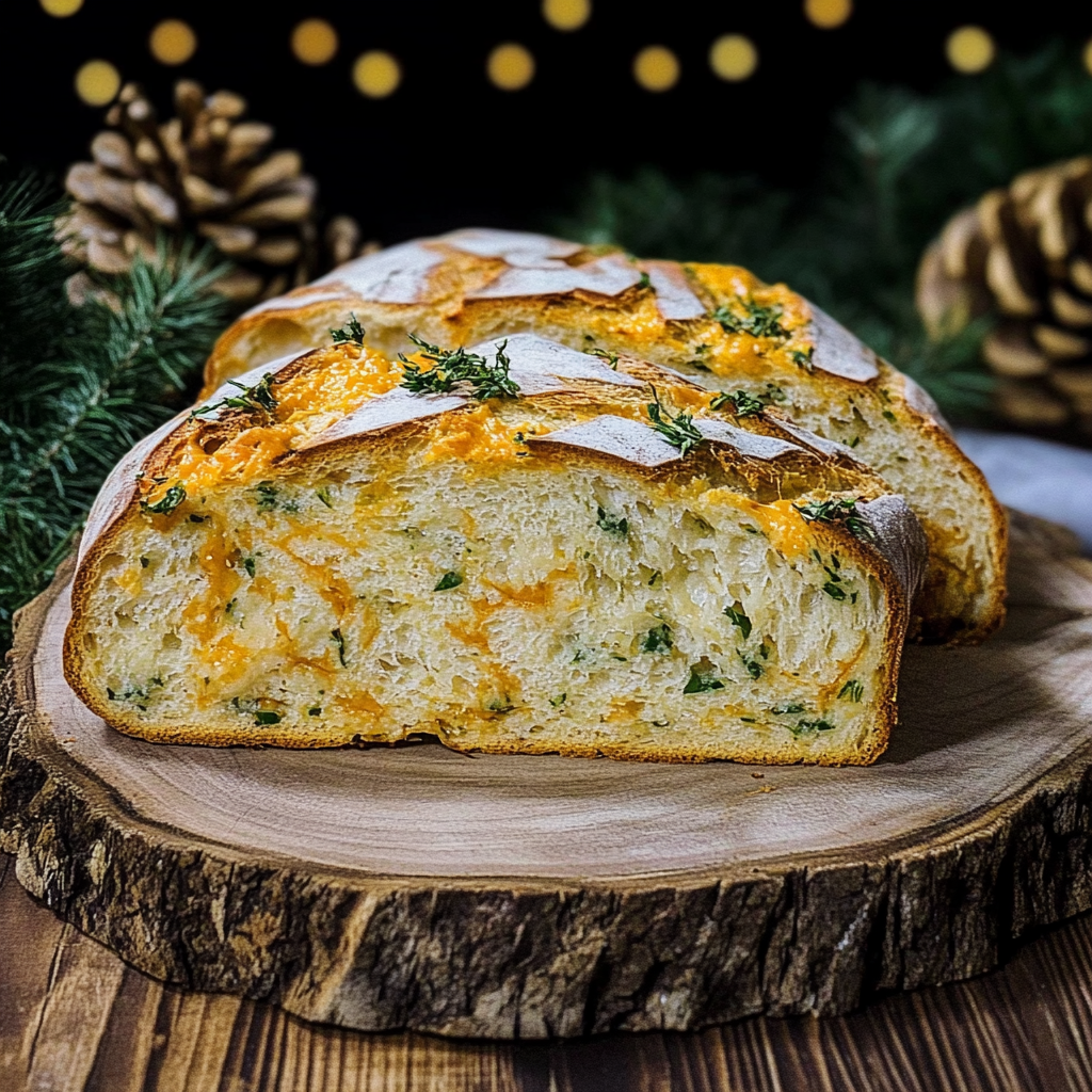 Recipe preparation for Cheddar and Herb Soda Bread