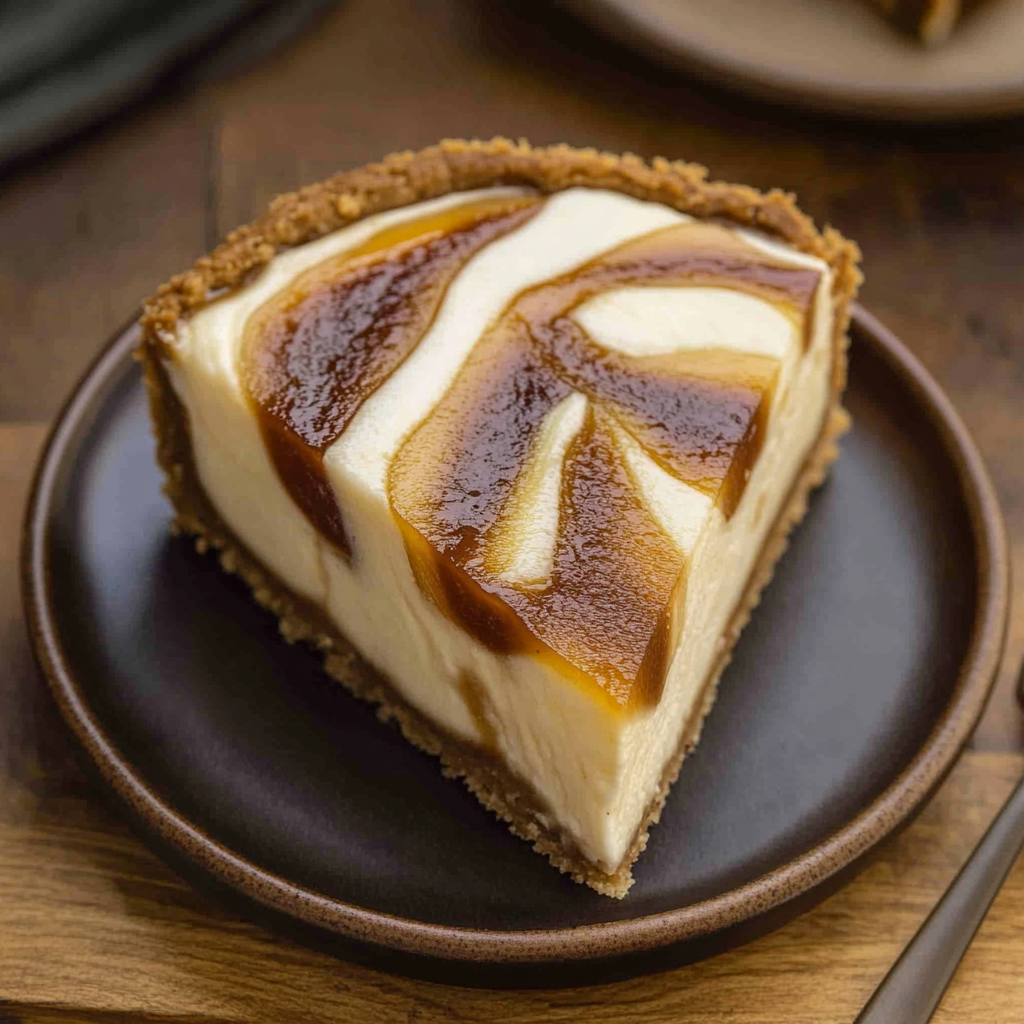 Recipe preparation for Apple Butter Cheesecake