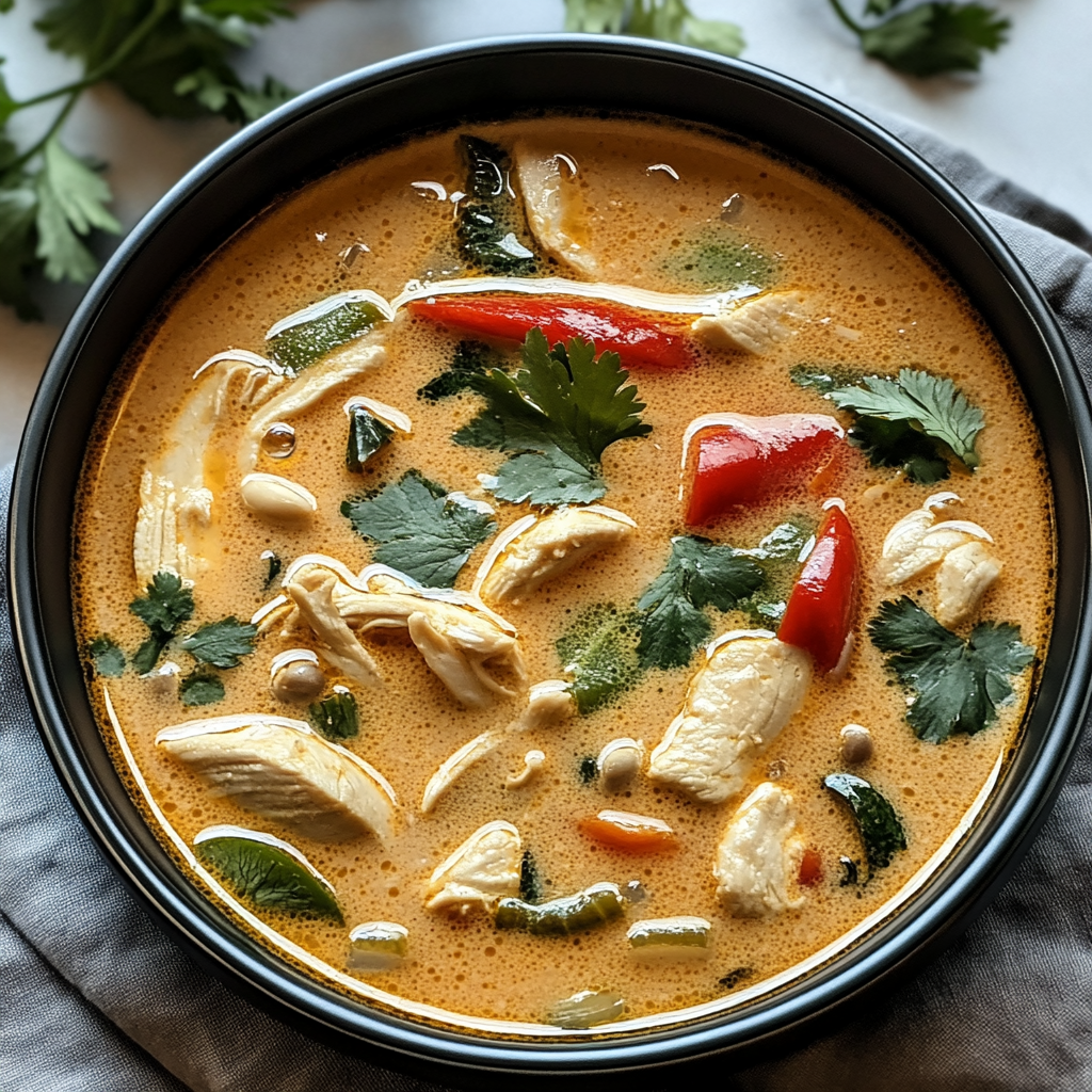 Recipe preparation for Thai Chicken Soup