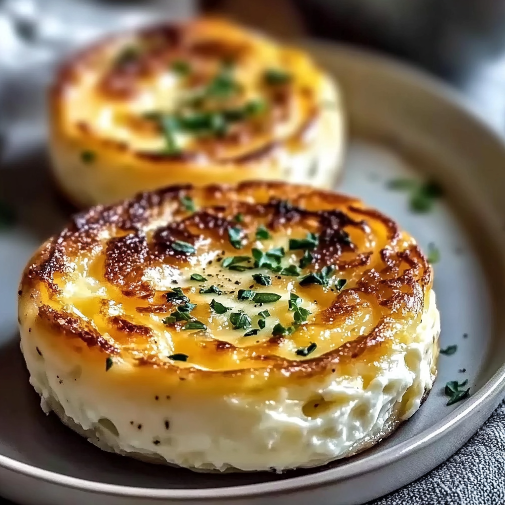 Recipe preparation for Baked Cottage Cheese Eggs