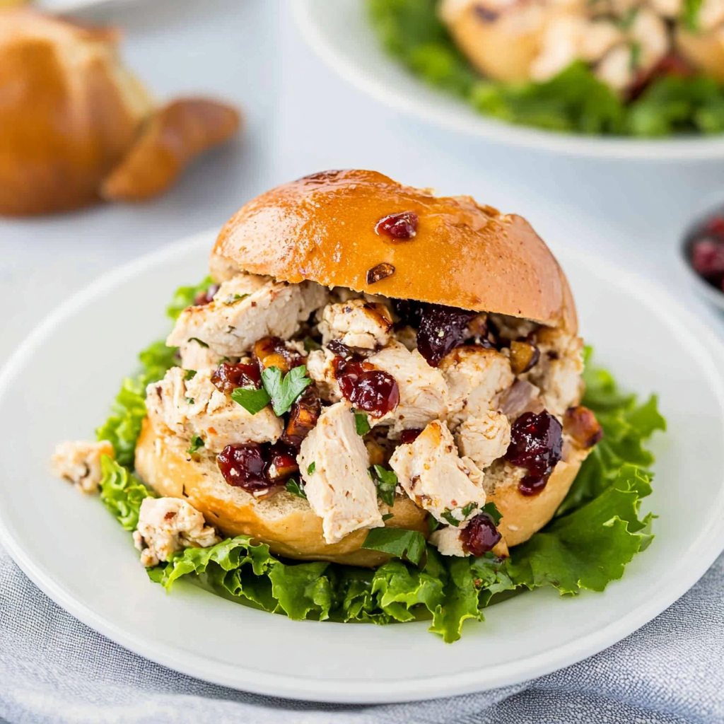 Recipe preparation for Cranberry Pecan Chicken