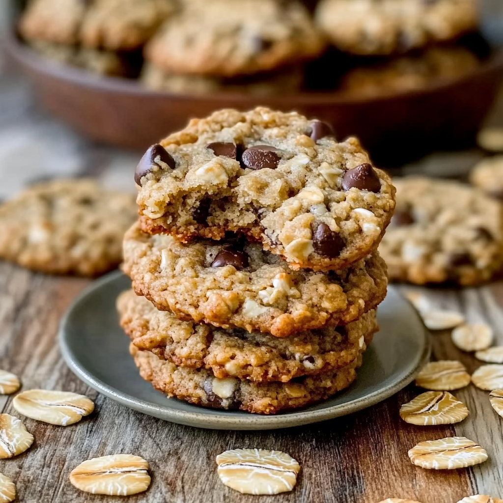 Recipe preparation for Oatmeal Banana Cookies