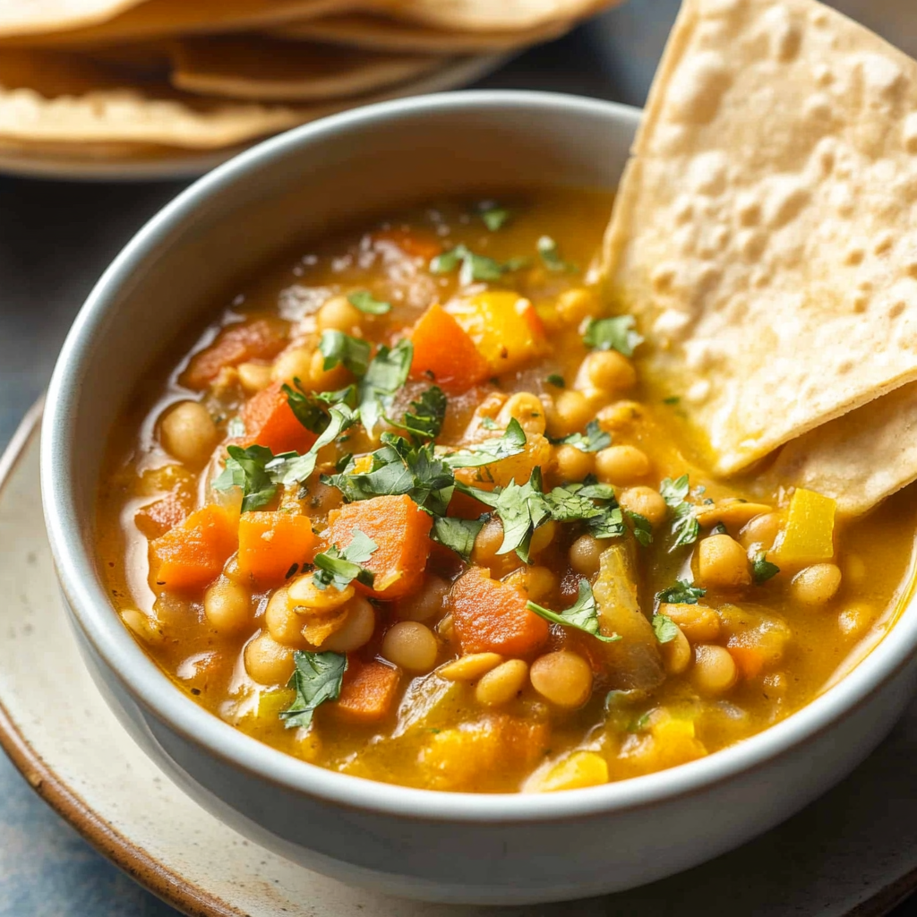 Recipe preparation for Moroccan Harira Soup