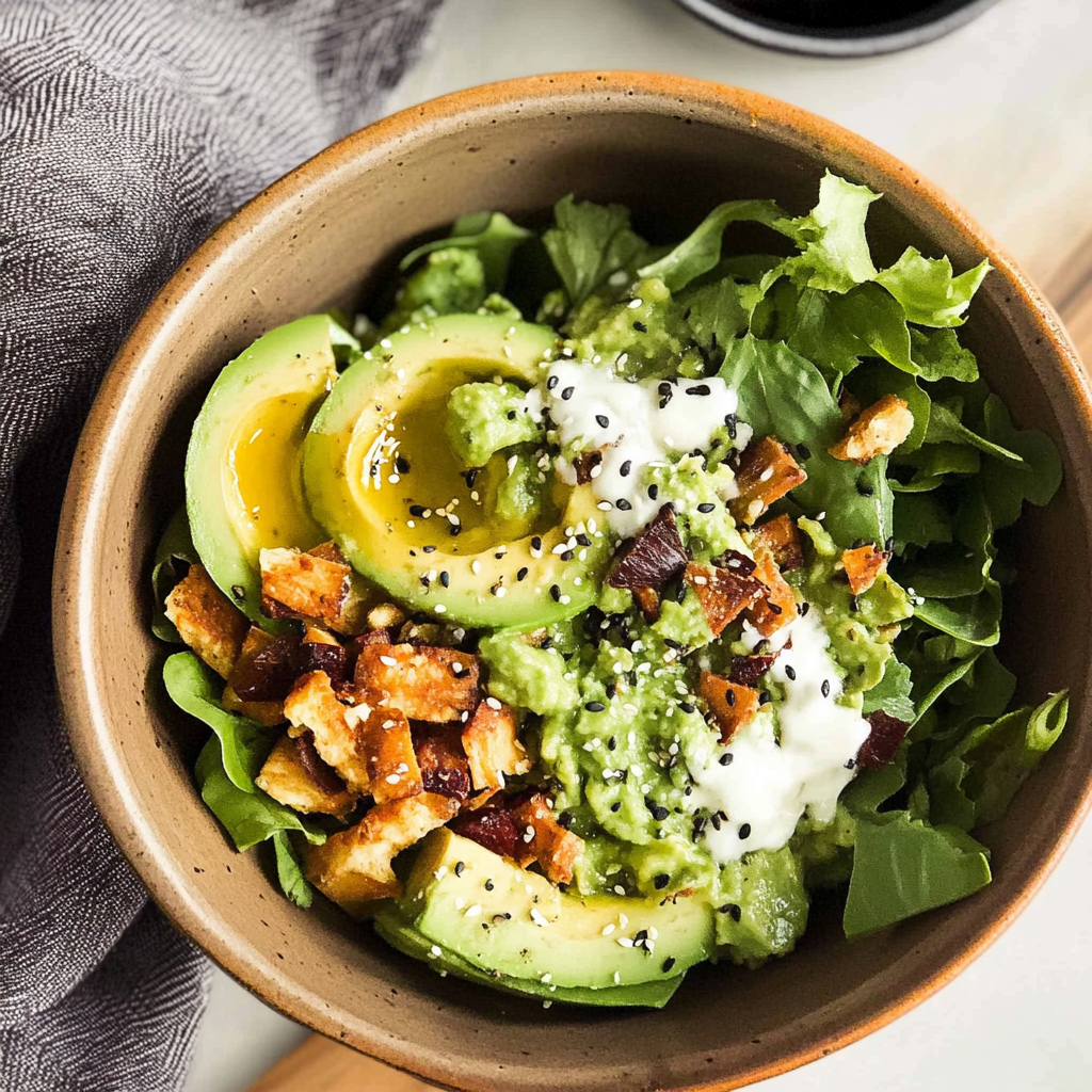 Recipe preparation for Avocado Breakfast Bowl