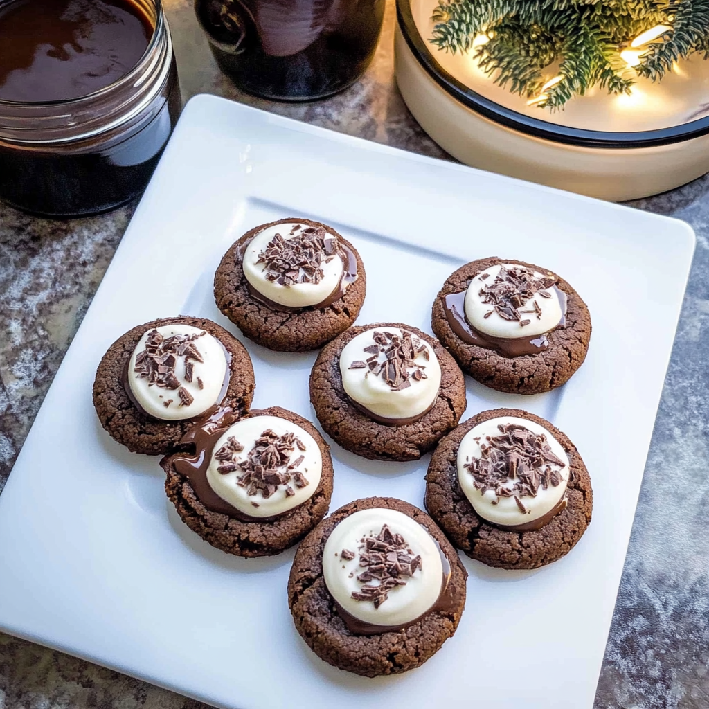 Recipe preparation for Hot Cocoa Cookies