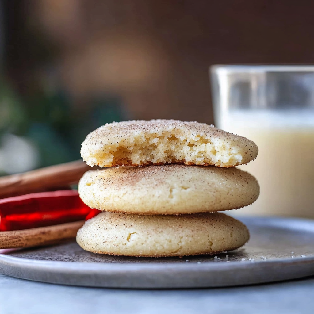 Recipe preparation for Eggnog Snickerdoodles