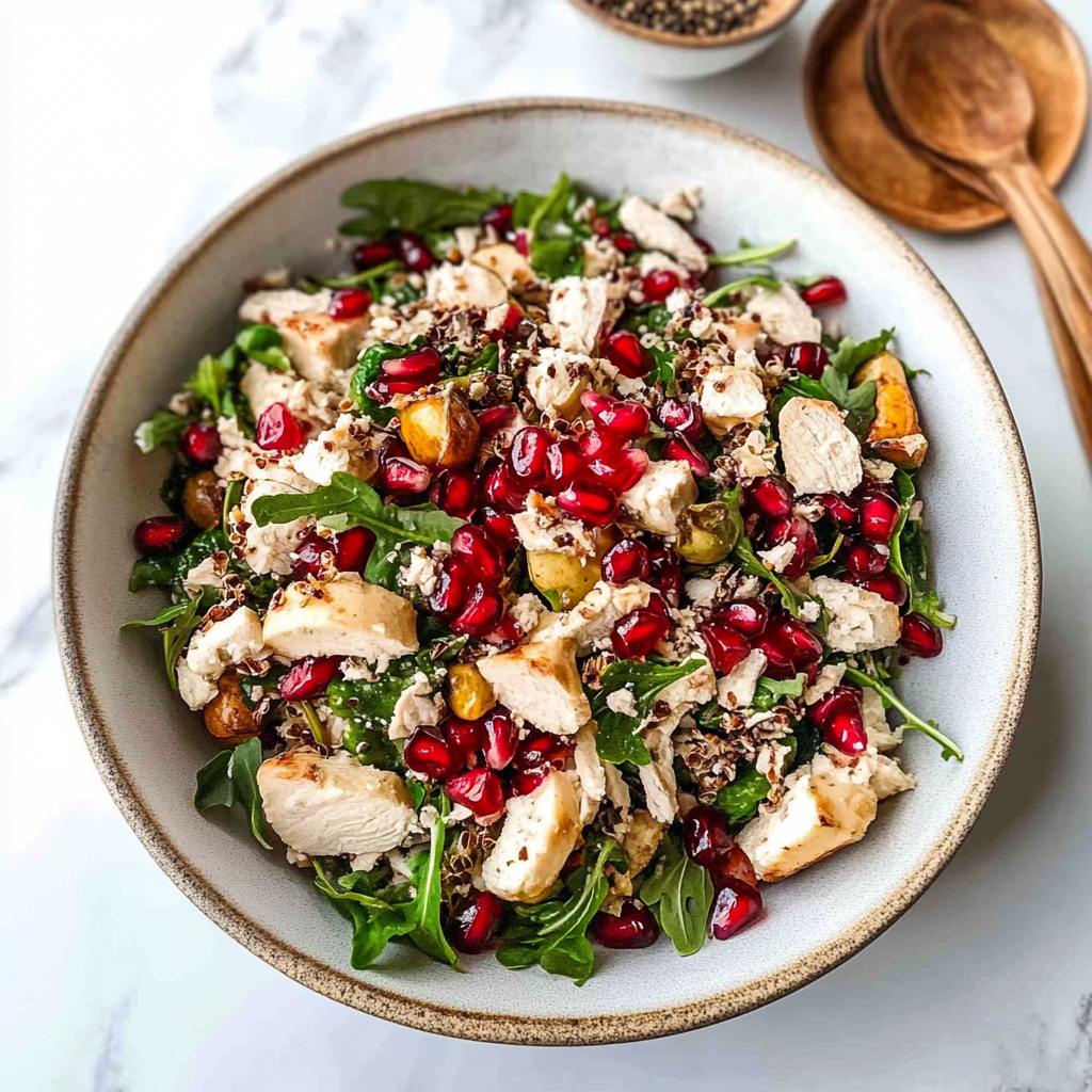 Recipe preparation for Pomegranate Salad