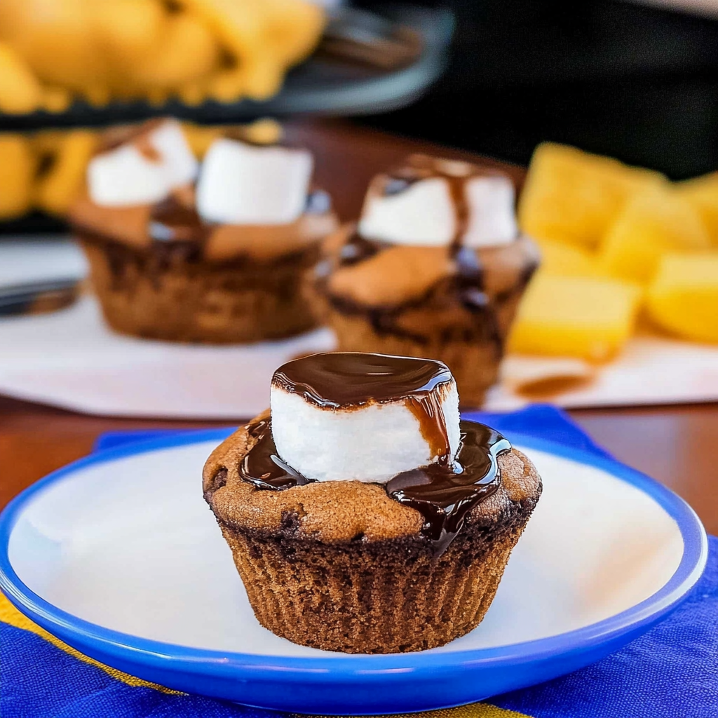 Recipe preparation for Gluten-Free Chocolate Chip Cookie Cups with Marshmallow