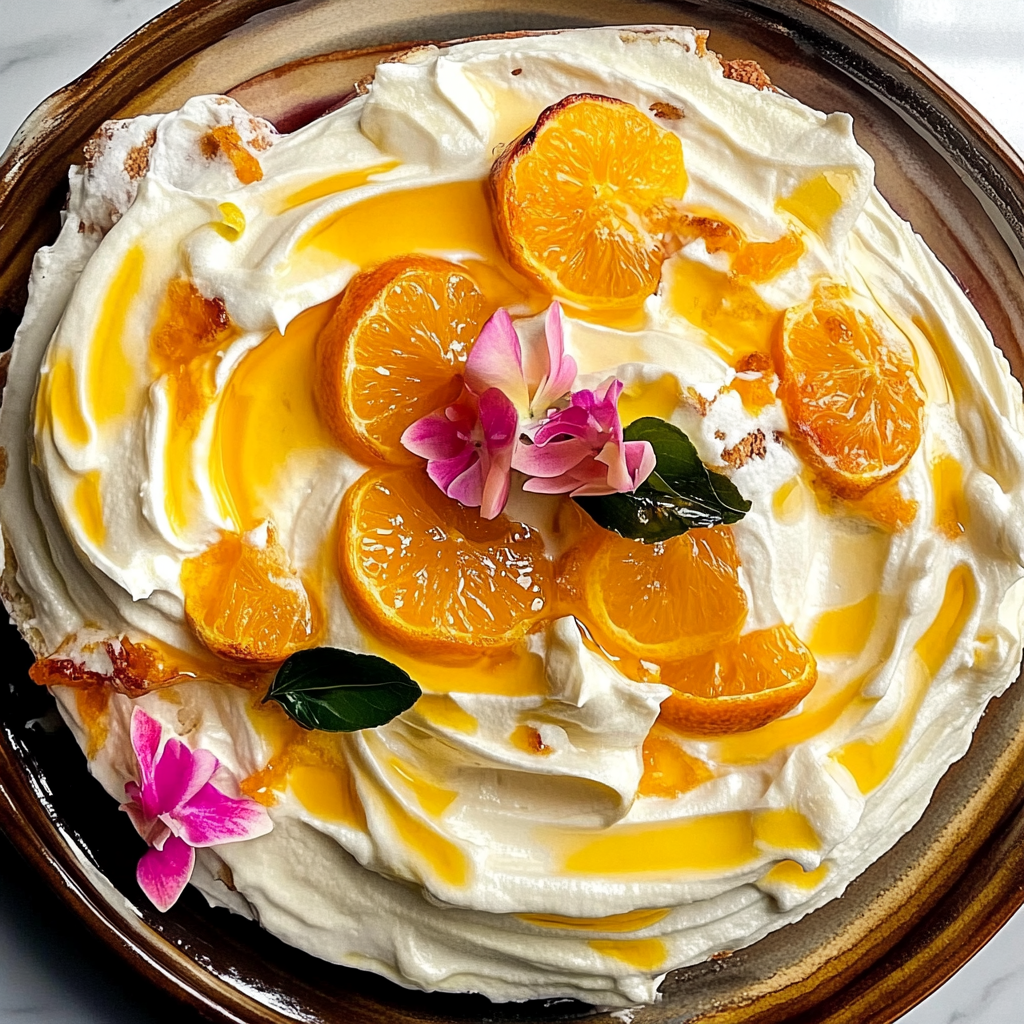Recipe preparation for Winter Citrus Olive Oil Cake