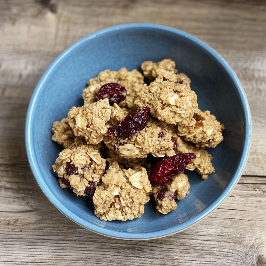 Recipe preparation for Cranberry Pecan Cookie Clusters