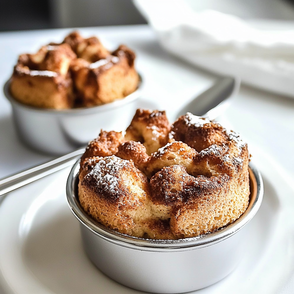 Recipe preparation for Cinnamon Roll Baked French Toast Cups
