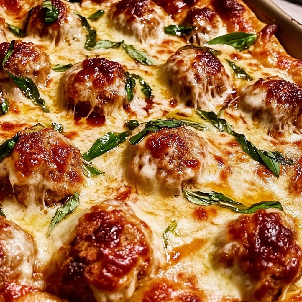 Recipe preparation for Meatball Sub Casserole