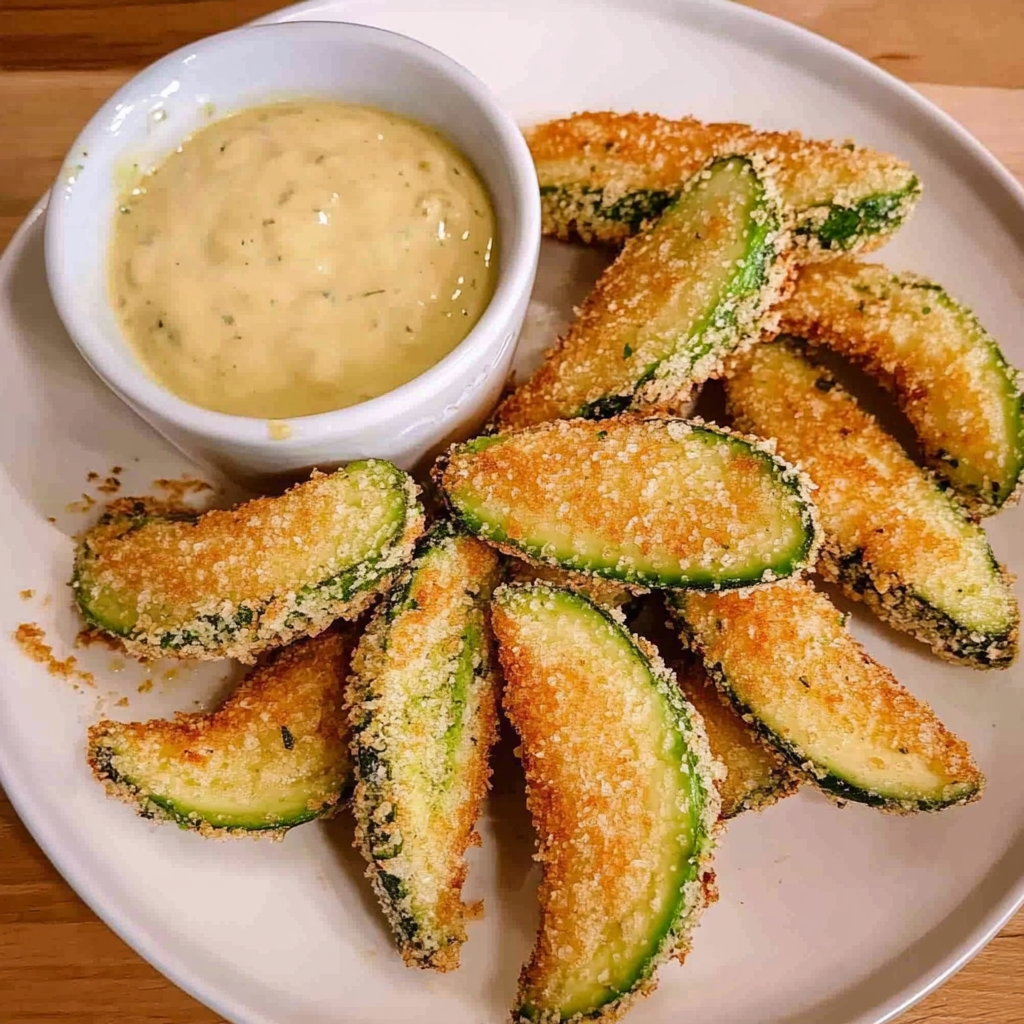 Recipe preparation for Air Fryer Avocado Fries