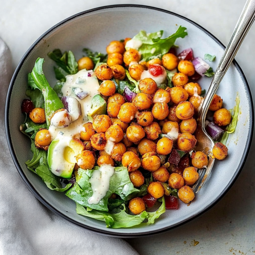 Recipe preparation for Crispy Air Fryer Chickpeas