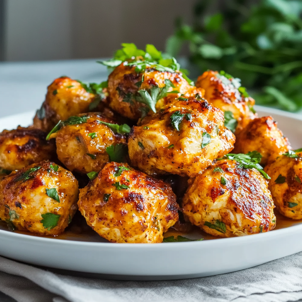 Recipe preparation for Cowboy Butter Chicken Bites