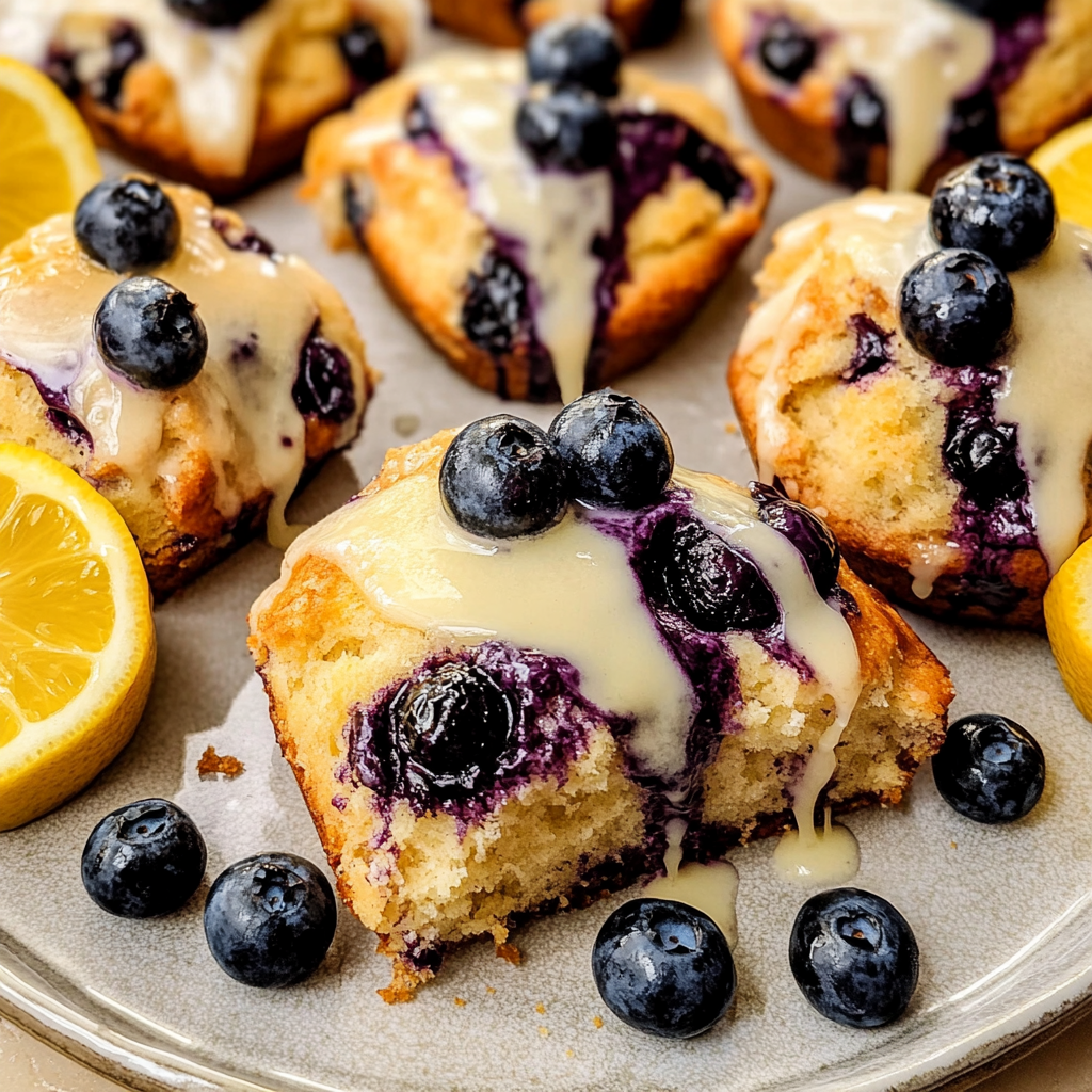 Recipe preparation for Blueberry Lemon Scones
