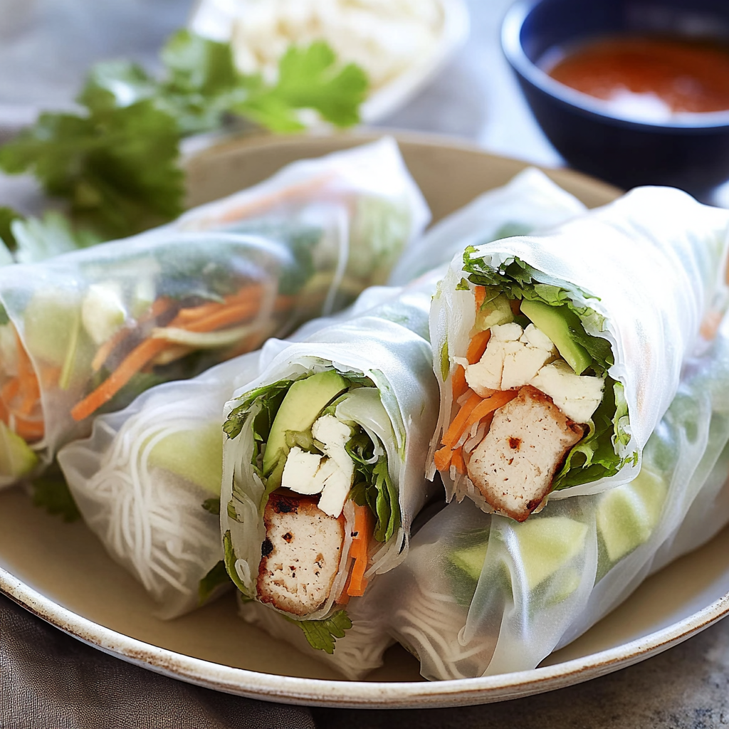 Recipe preparation for Traditional Thai Spring Rolls