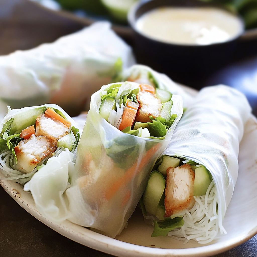 Recipe preparation for Traditional Thai Spring Rolls