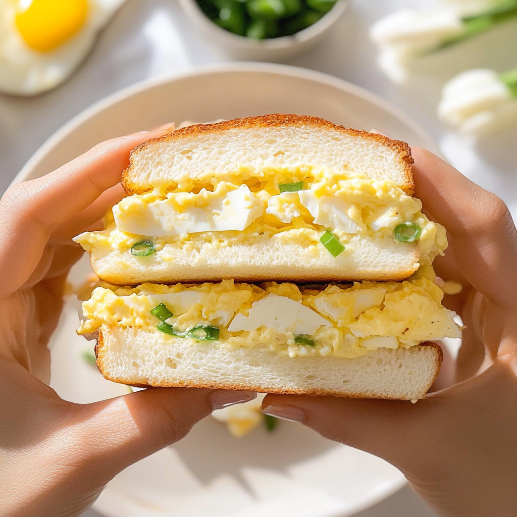 Recipe preparation for Japanese Egg Sandwich