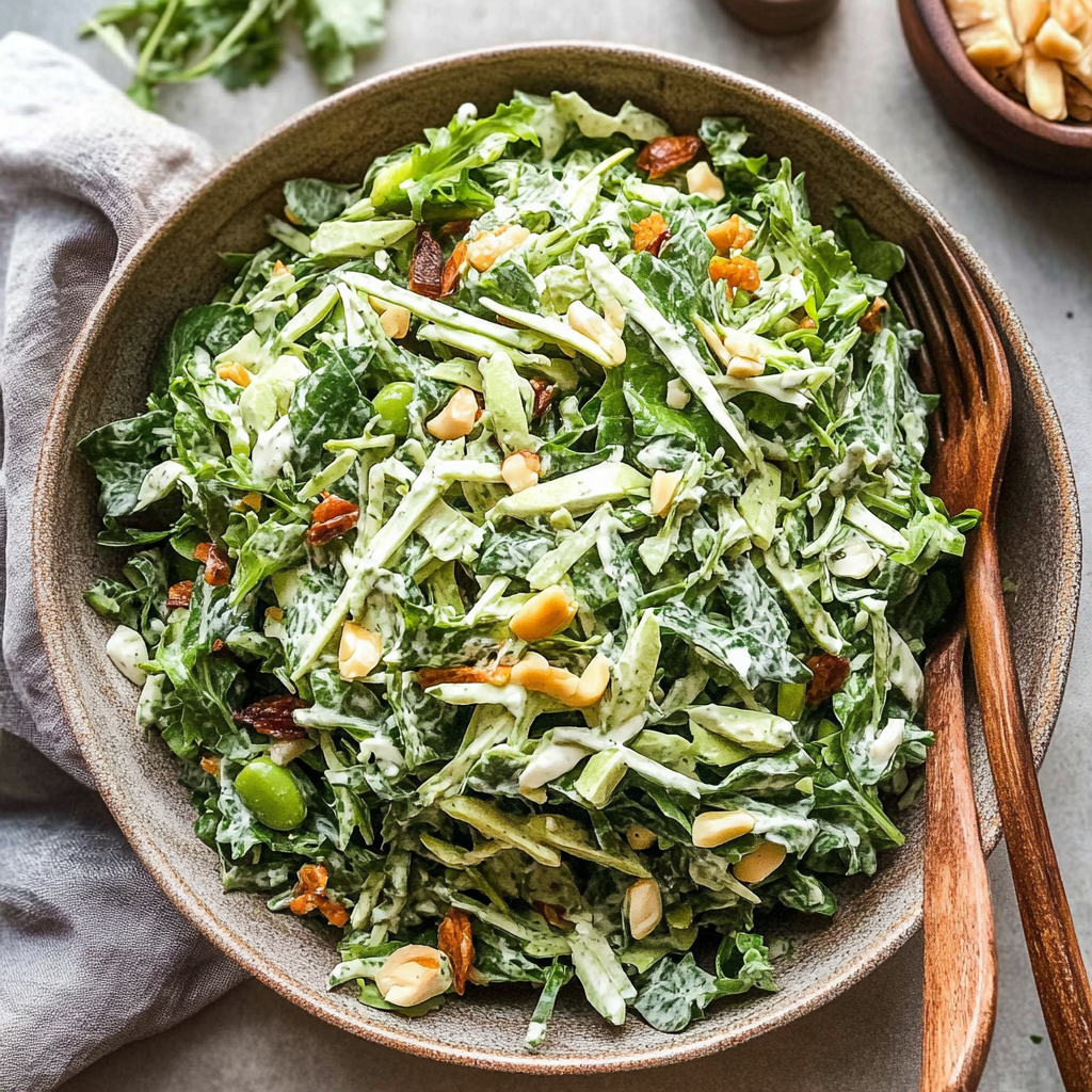 Recipe preparation for Green Goddess Salad