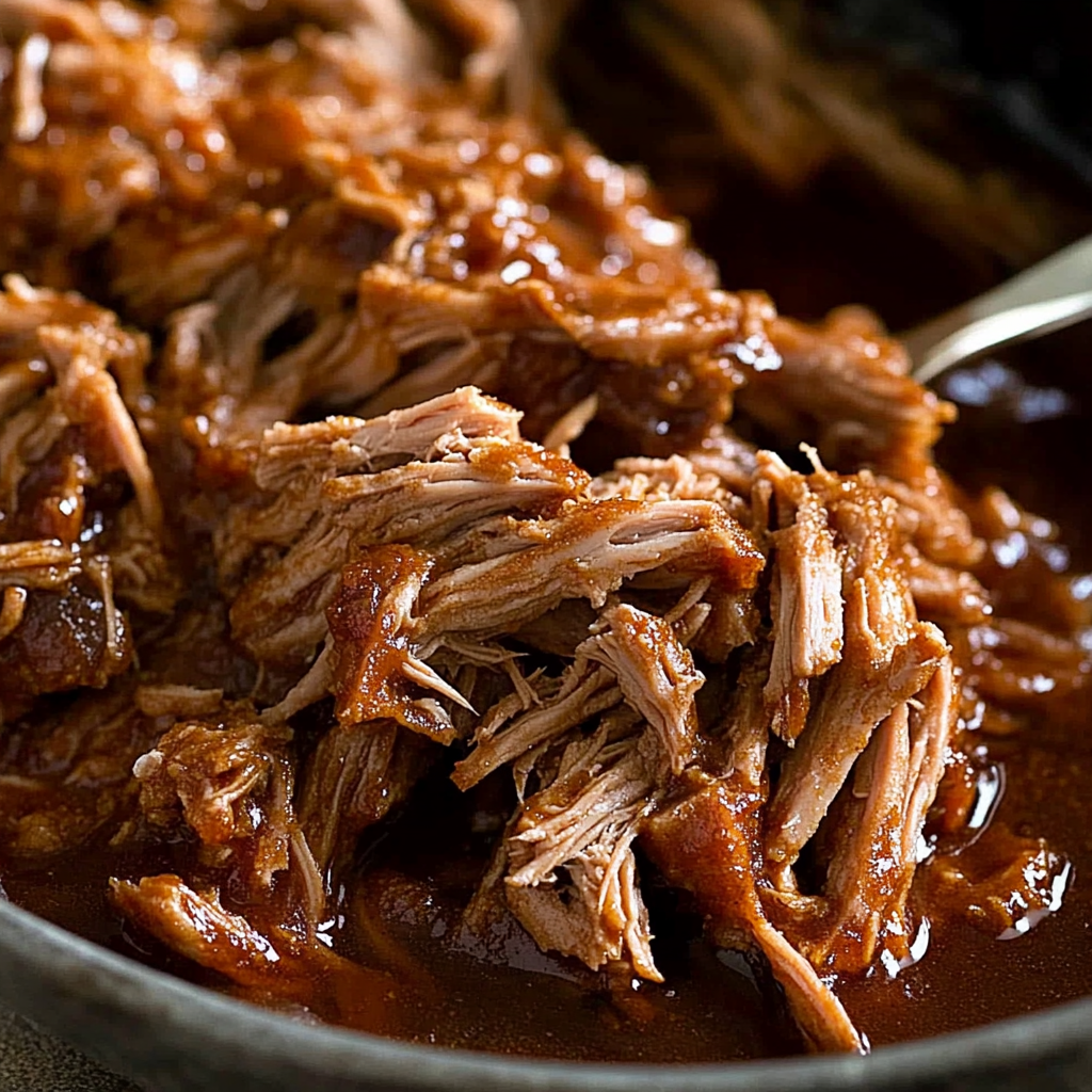 Recipe preparation for Slow Cooker Pulled Pork