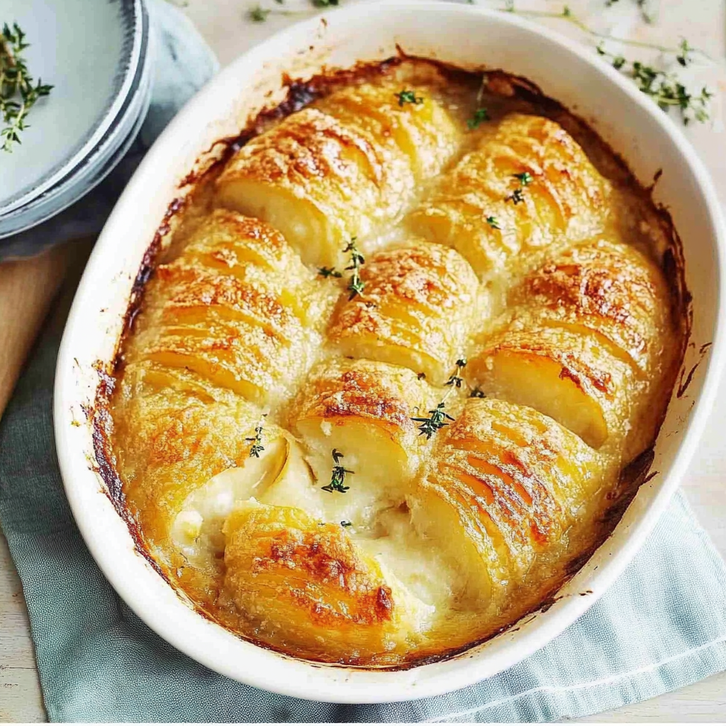 Recipe preparation for Creamy Potato Bake