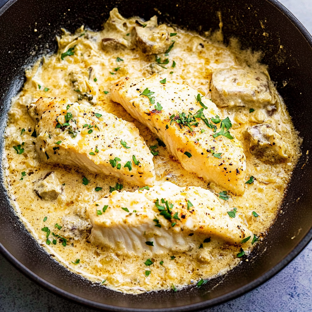 Recipe preparation for Honey Mustard Baked Cod