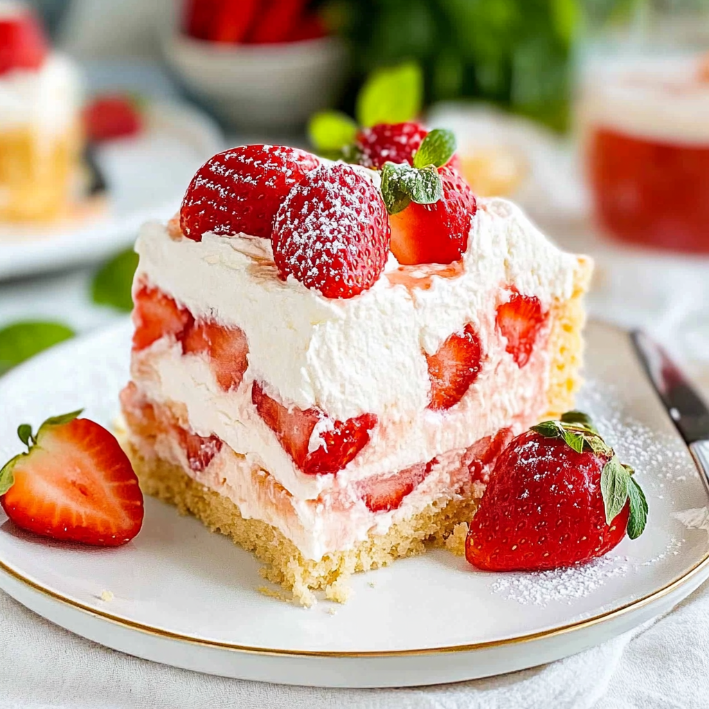 Recipe preparation for Strawberry Tiramisu